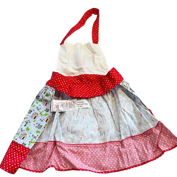 American Girl Wellie Wishers Girls Holiday Cooking Apron - Picture 2 of 5